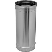 Tubo Inox 304 SW de pared simple Dinak 430mm 150mm
