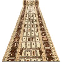 TAPIS DE COULOIR BCF JETTA DZETA beige 90 cm beige 90x730 cm