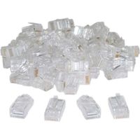 Connettore Lan 8 Poli Ethernet Plug Rj45 Maschio Da Crimpare Per Cavo Di Rrete -