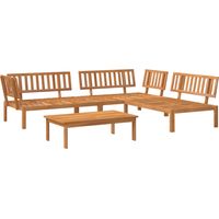 Salon palette de jardin 4 pcs Mobilier de jardin bois d'acacia massif