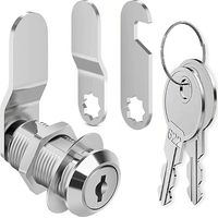 25mm serrure de boîte aux lettres avec clé différentes, verrou à came, serrures meuble, serrures placard, verrou placard, serrure casier verrous pour tiroir verrous pour porte d'armoire