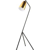 Dreibein Stehlampe - Design Wohnzimmerlampe - Cavalleta Gold