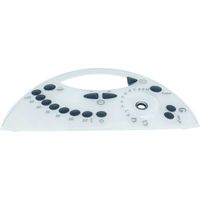 vhbw Panel de control compatible con Vorwerk Thermomix TM31 robot de cocina - Frontal, negro / blanco / gris