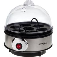 Green-Blue Automatic Egg Cooker Silver 17.5 cm Capacity 7 Eggs