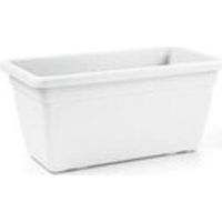 FIORIERA ANTHEA RETTANGOLARE BIANCO 80CM