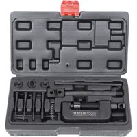 Coffret multi-outils pour riveter et détacher chaînes de moto – 3 pointes de séparation 2.2/2.9/3.8 mm – Enclume et levier inclus – Kroftools