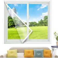 90x160cm Moustiquaire Rideau Moustiquaire Moustiquaire Fenetre Fermeture Automatique pour Enfants et Animaux de Compagnie