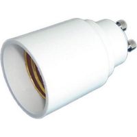 Silamp – Adaptateur de culot d'ampoule GU10 vers E27 – Compatible avec toutes les ampoules E27 – Installation simple et rapide