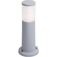 Farola amelia 1xe27 8,5w con pulsador cct (3colores) ip55 al.40xd.10cm resina gris