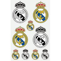 BLISTER 9 ETIQUETAS REFLECTANTES REAL MADRID