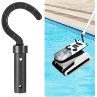 ALLIANDISCrochet pour Robot Nettoyeur de Piscine, Accessoires Aspirateur de Piscine Crochet pour Robot Nettoyeur de Piscine sans Fil se Fixe aux Poteaux Télescopiques