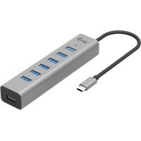 i-tec USB-C/USB-A Charging Metal HUB 7 Port C31HUBMETAL703