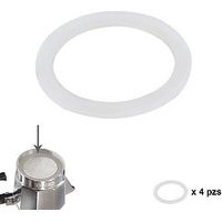 Silikonkautschukdichtung Aluminium Kaffeemaschine Klassisch/Induktion 9 Tassen (4 Stück)
