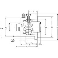Röhm Anbauflansch mit Einbauspannsatz HSK-C, Nenngröße 40 - 820803