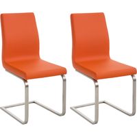 Set di 2 sedie da pranzo Belfort arancione