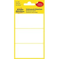 Vielzwecketiketten 3081 76x39xmm weiß 18 Stück
