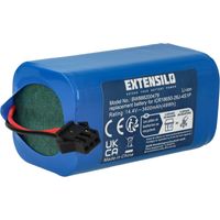 EXTENSILO batteria compatibile con Cecotec Conga 1790 home cleaner blu (3400mAh, 14,4V, Li-Ion)