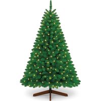 Cupid - Árbol de Navidad con luces LED �114 x210H, 1200 ramas