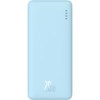 Batería externa Airpow de 10000 mAh con carga rápida de 20 W - azul
