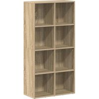 Bücherregal/Sideboard/Anrichte/Buffet Sonoma-Eiche 66×30×130 cm Holzwerkstoff LXWW569607