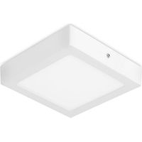 deckenleuchten ip20 easy square surface 400mm led 26.4w 3000k weiß 2300lm