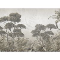 Papier peint intissé jungle monochrome 375 x 270 cm