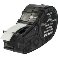 vhbw Label Tape compatible with Brady BMP21, BMP21-LAB, BMP21-PLUS, ID PAL, LABPAL Label Printer 12.7mm Black on White