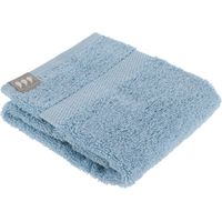 Serviette invite 30x50 cm 100% coton - bleu clair - Tendance