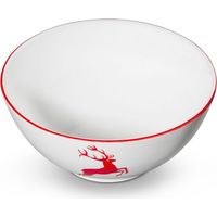 Gmundner Keramik Rubinroter Hirsch Bol (Ø 27cm)
