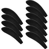 Lot de 10 accessoires de suspension floqués doux pour vêtements, manteaux, vêtements, vêtements, vêtements de sécurité