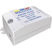 Recom Lighting RACD06-350 Source de courant constant pour LEDs 6 W 350 mA 22 V/DC Tension de fonctionnement max.: 264 V