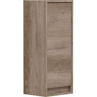 ONDEE - Mueble de baño suspendido colección COTTON - Entregado en kit - Melamina Madera marrón - semi columna 30cm