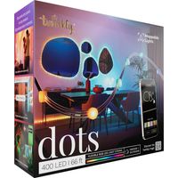 Twinkly Dots – Lichterkette mit 400 RGB-LEDs, transparentes Kabel, Stecker Typ F