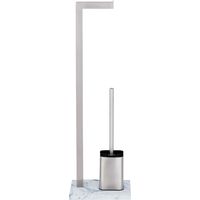2in1 Stand WC-Garnitur Aprilla - 74 x 23 cm - Brosse WC et porte-papier toilette