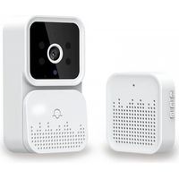 Mini interphone vidéo avec téléphone d'application de sonnette sans fil audio bi
