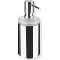 Hewi System 162 Seifenspender 162.06.110540 200ml, Halter verchromt, Glas, satiniert