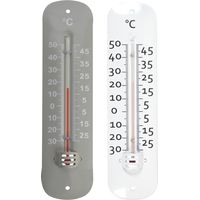 Thermomètre Métal Peint Design Rétro Et Robuste - Stil