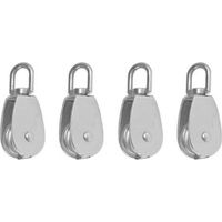 pieces M15 stainless steel swivel pulley block, single wheel pulley block, lifting