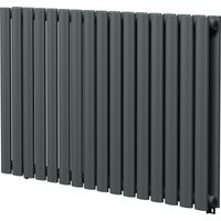 Boone Anthracite 600mm x 960mm Double Panel Radiator