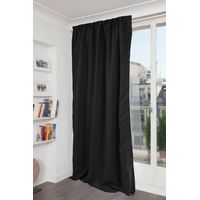 Rideau occultant phonique thermique 140x260 cm – Tissu 325g/m² – Atténuation bruit jusqu’à 7 dB – Finition galon fronceur noir – Moondream