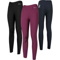 38 IT, Nero: Leggings con petch al ginocchio a stella modello Nessy Grip