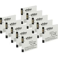 vhbw 10x Akku kompatibel mit Unify OpenStage SL6, SL400, SL450 schnurlos Festnetz Telefon (950 mAh, 3,7 V, Li-Ion)