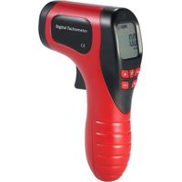 Handheld Digital LCD Photo Tachometer Laser Non-Contact Tach Range 2.5-99999RPM Motor Speed Meter wi