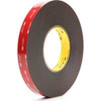 3M VHB 5952FBL Cinta Doble Cara Foam Negro Alta Resistencia 19mm × 3m