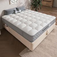 Materasso 140×200 cm, Materasso Matrimoniale con 7 Zone, rigidità H3 media, 20 cm, 4 Maniglie, senza Materasso per Letto, in Schiuma e Molle, Bianco