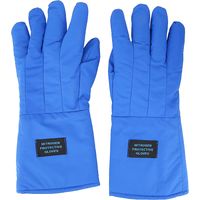 Ortviai Gants Cryogéniques 38 cm Bleus – Résistants à -250 °C, Étanches et Respirants pour Azote Liquide