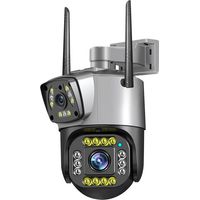 Caméra de Surveillance ,Caméra Surveillance WiFi Extérieure Caméra de surveillance sans fil WiFi à l'extérieur, étanche, avec vision nocturne HD