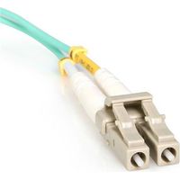 StarTech.com 2 m 10 GB Aqua Multimode 50/125 Duplex LSZH LWL-Patchkabel LC - LC