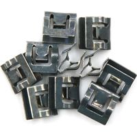10pcs Black Car Auto Interior Dashboard Trim Metal Retainer Clips Item Replacement