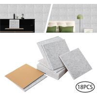 18 habitaciones Paneles acústicos, absorbentes acústicos Insonorización con azulejos de alta densidad